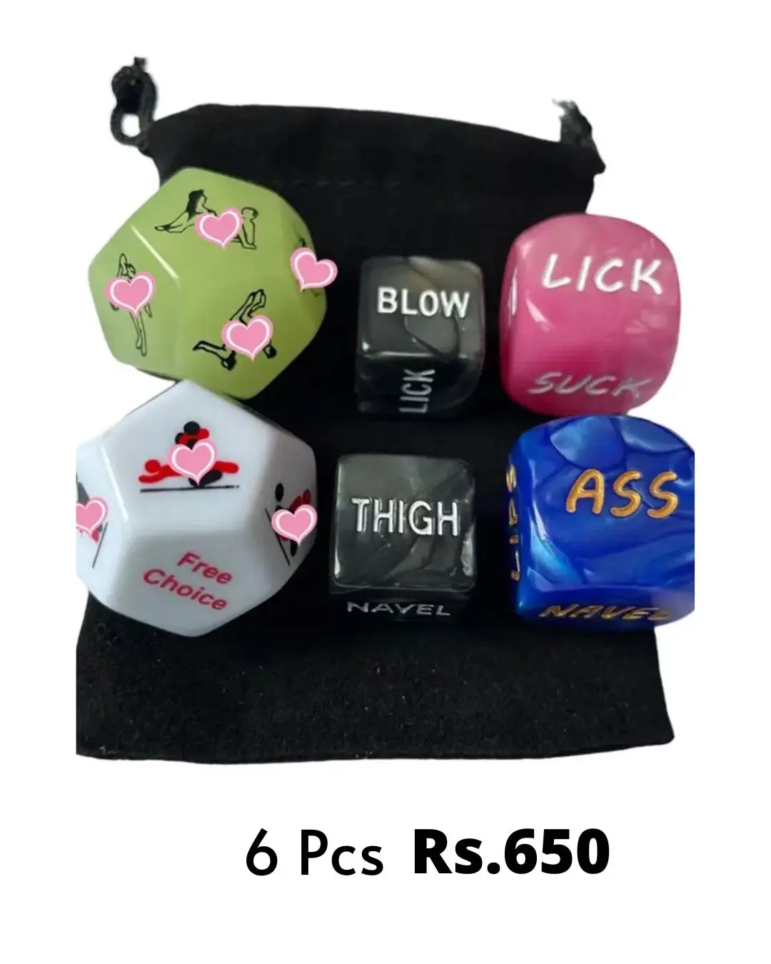 6 Pcs Sex Dice