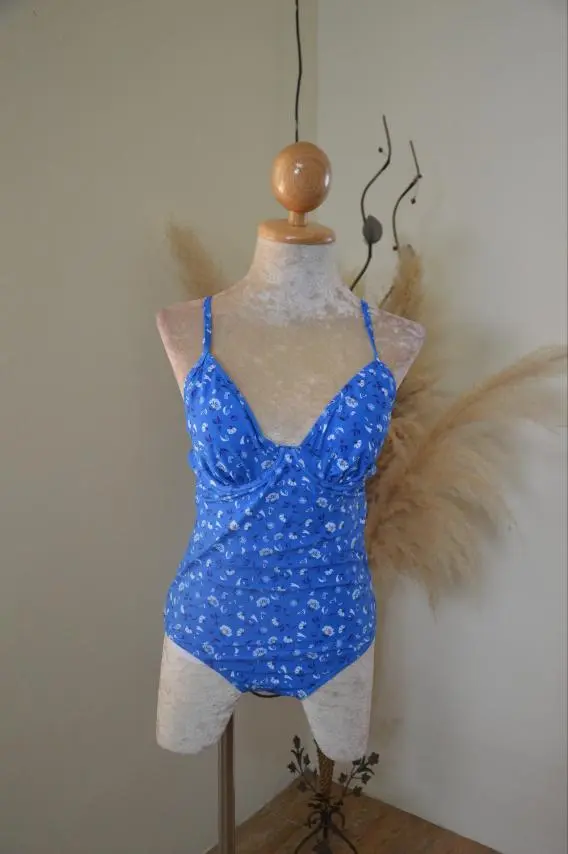 One Piece Floral Push Up Bikini