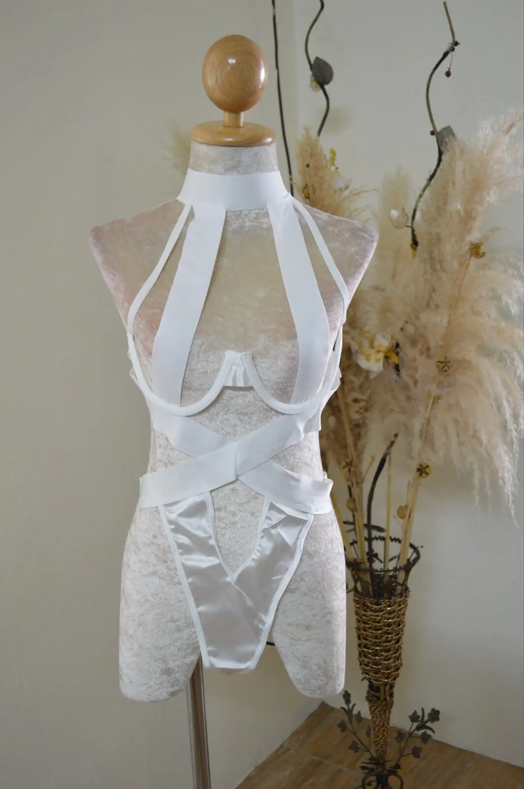 Hollow Out G-string Bodysuit