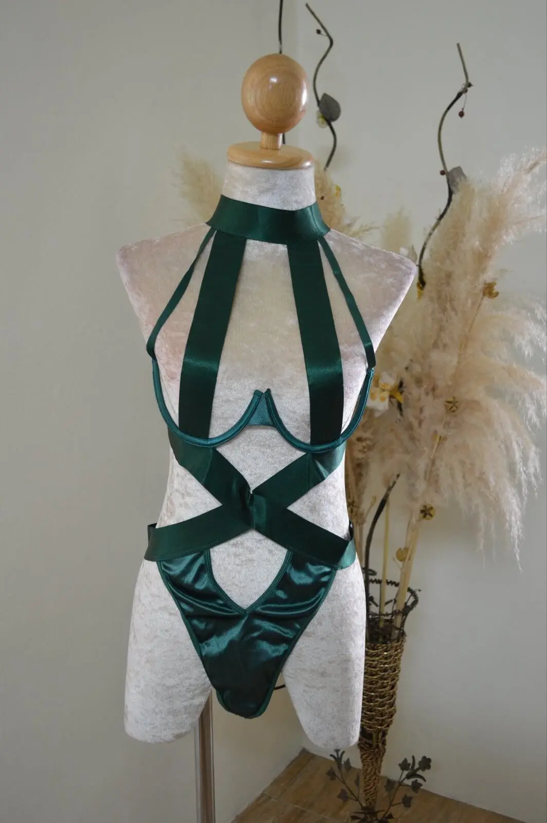 Hollow Out G-string Bodysuit