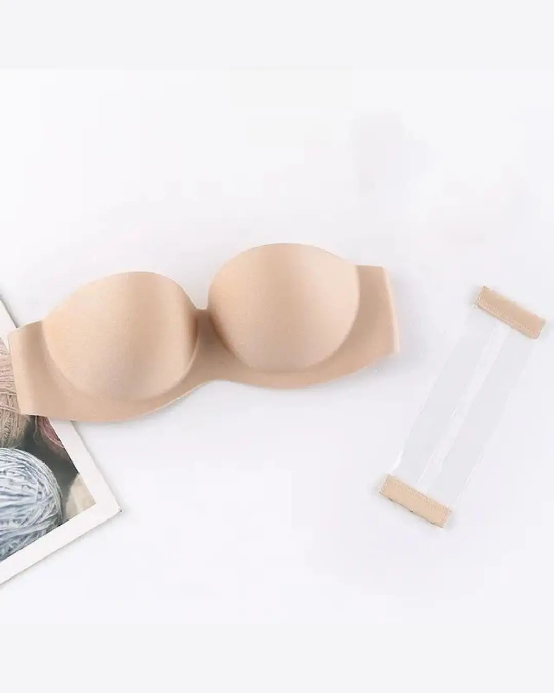 Strapless Padded Push Up Bra