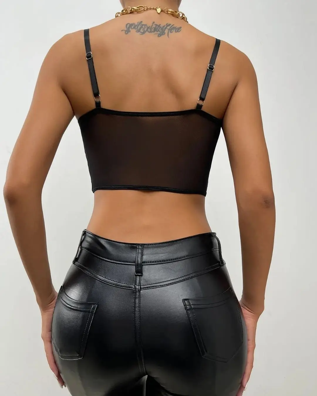 Fishbone Corset Crop Top