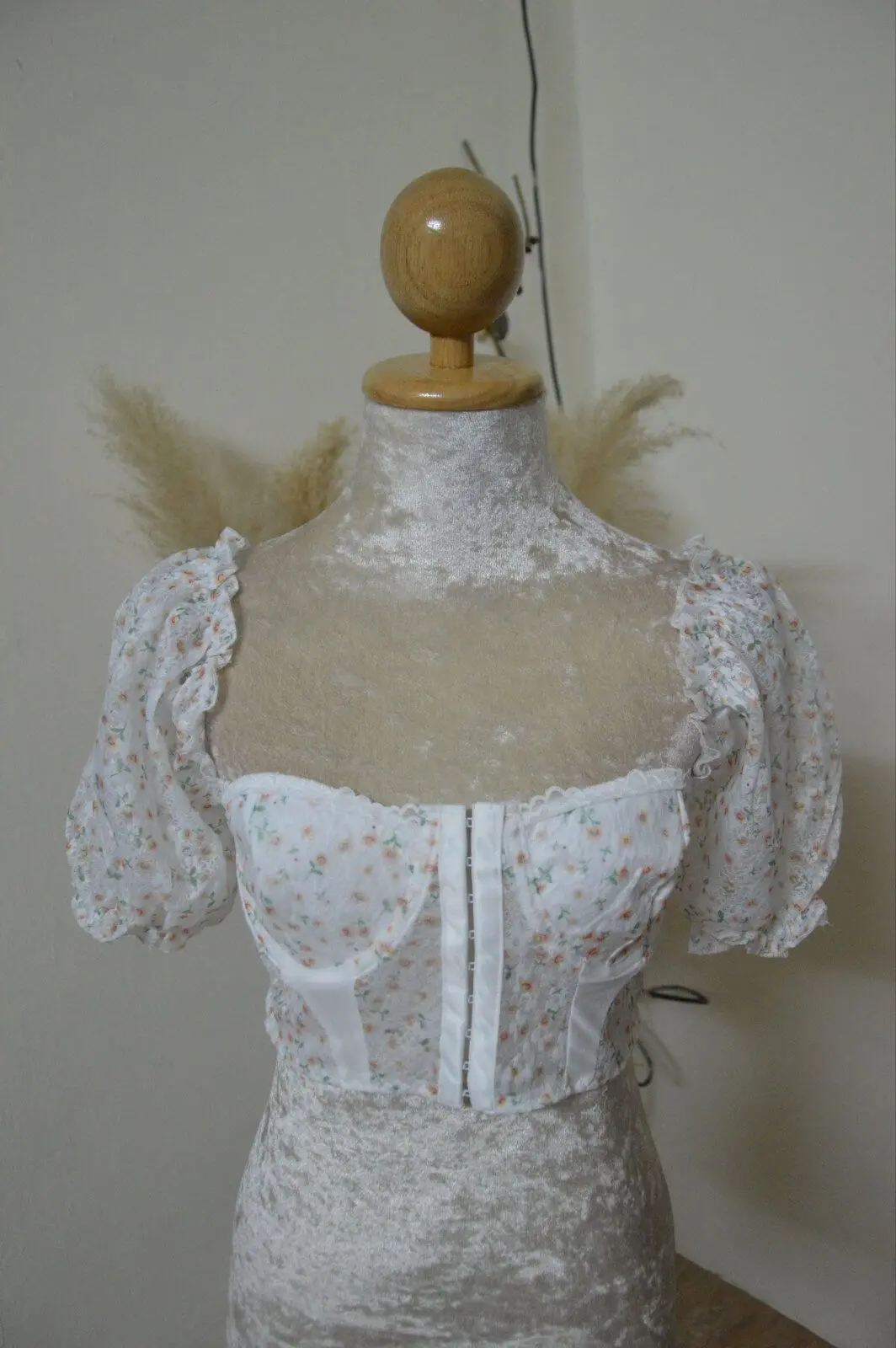 Lace Mesh Floral Top