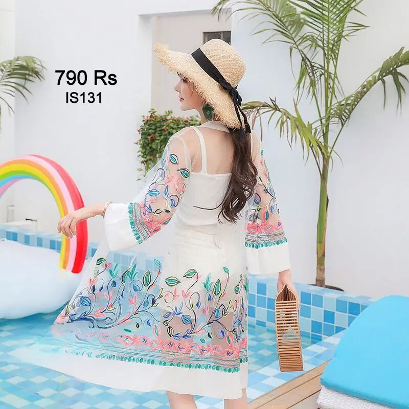 Floral Beach Kimono