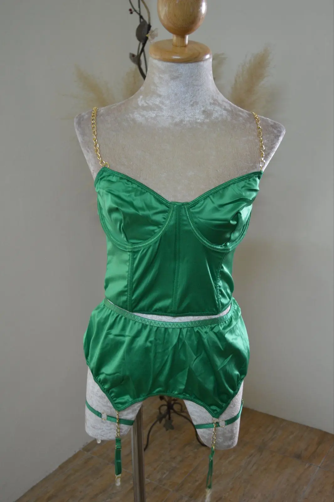 Sexy Satin Lingerie Set