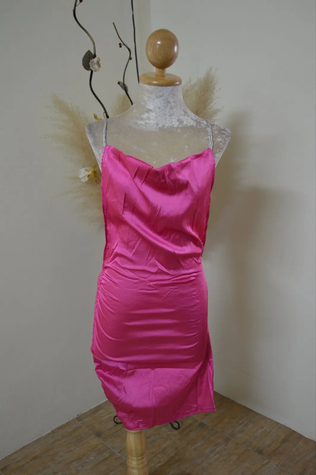 Silk Short Dress