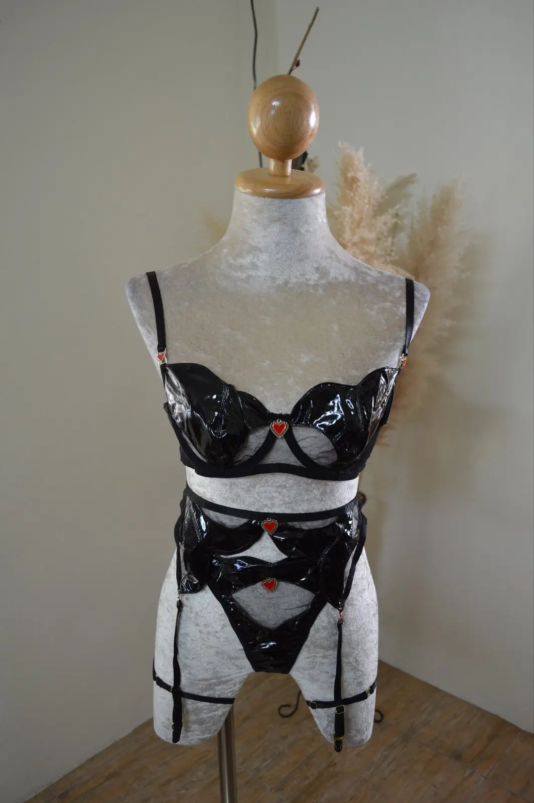 Black Sheer Lingerie Set