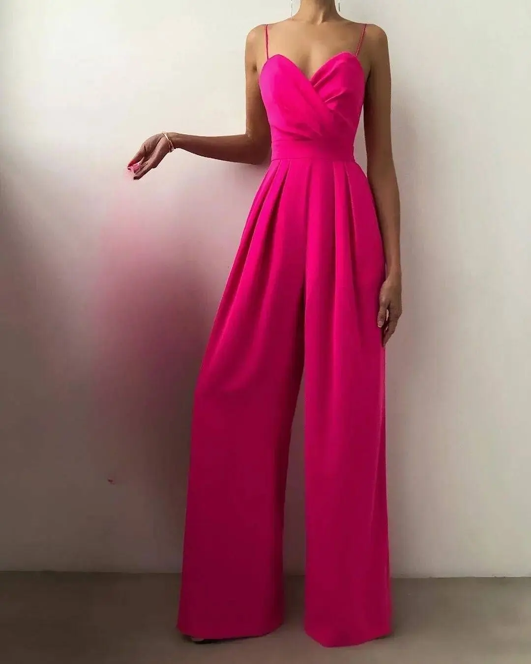 Silk Long Jumpsuit