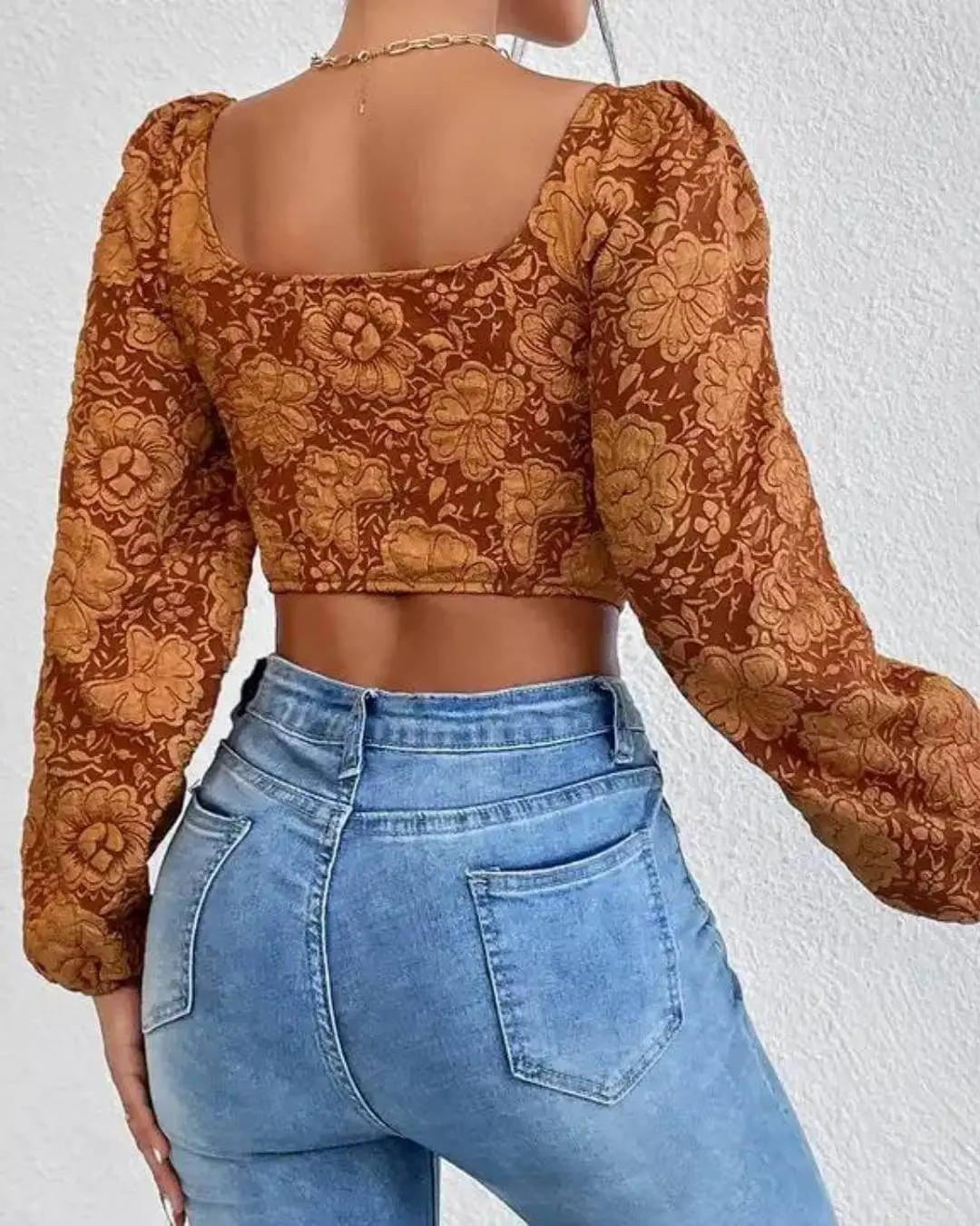 Long sleeve Court Style Top