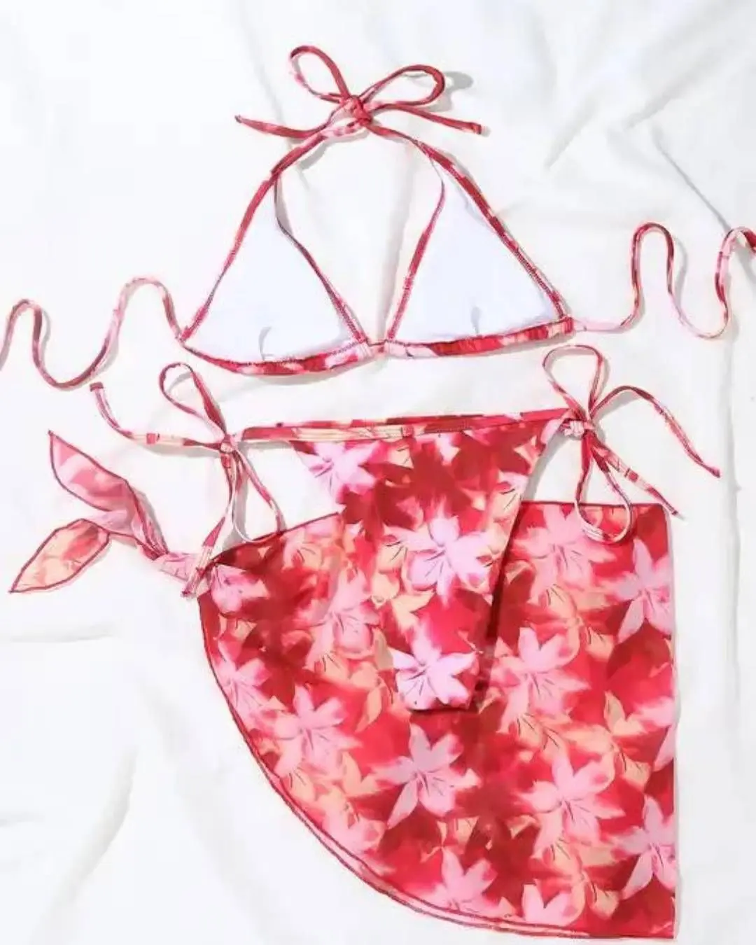 Two Pieces Tie Dye Bikini Set Push-Up