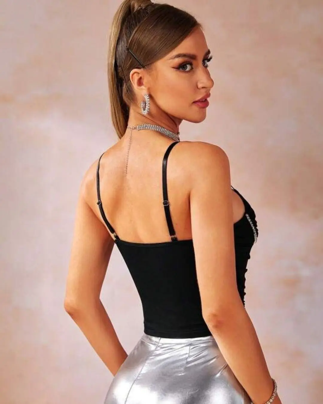 Sexy Diamond Chain Top