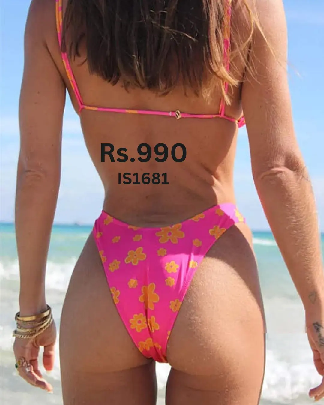 Two Pcs Floral Bikini Set