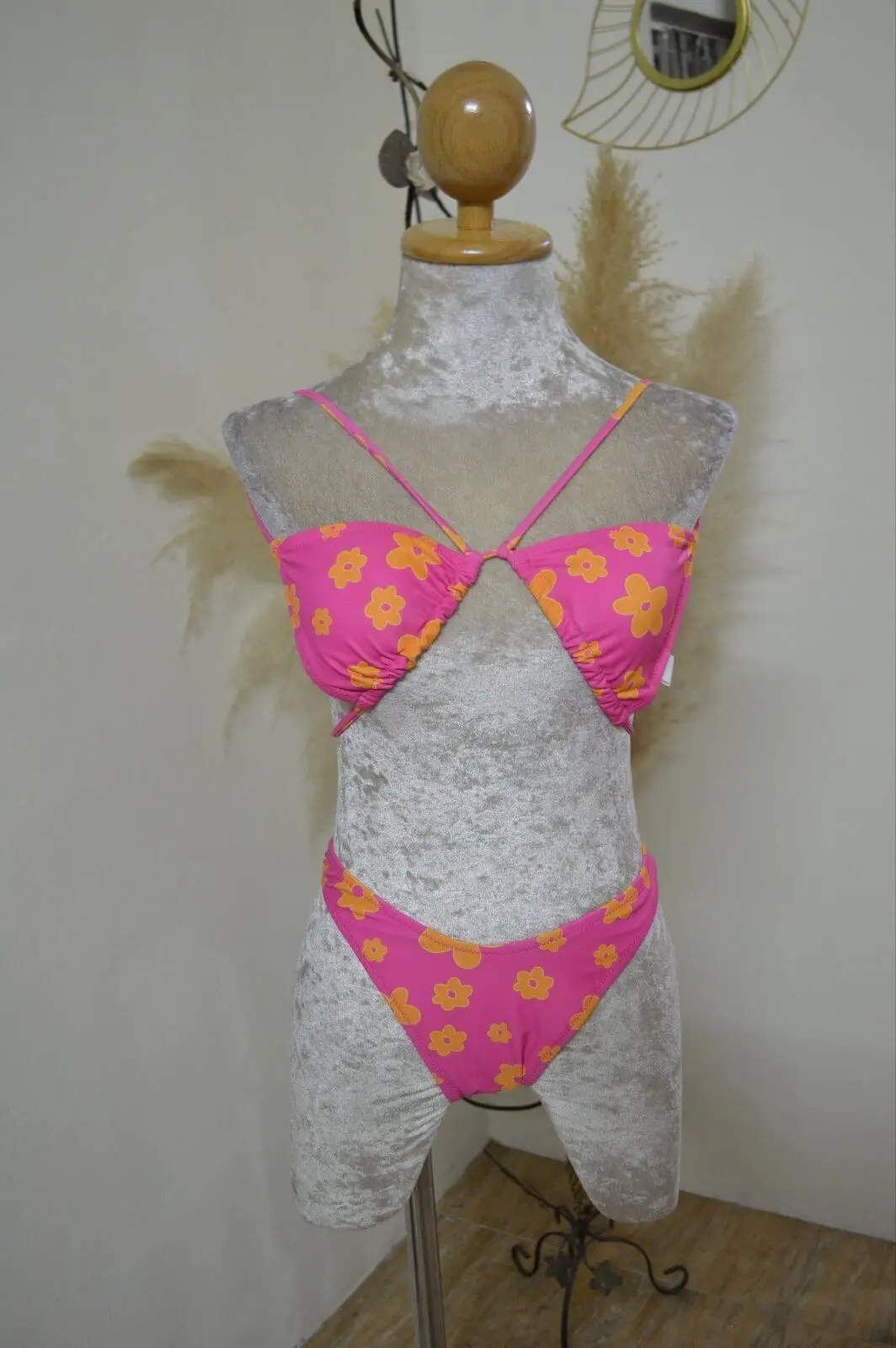 Two Pcs Floral Bikini Set