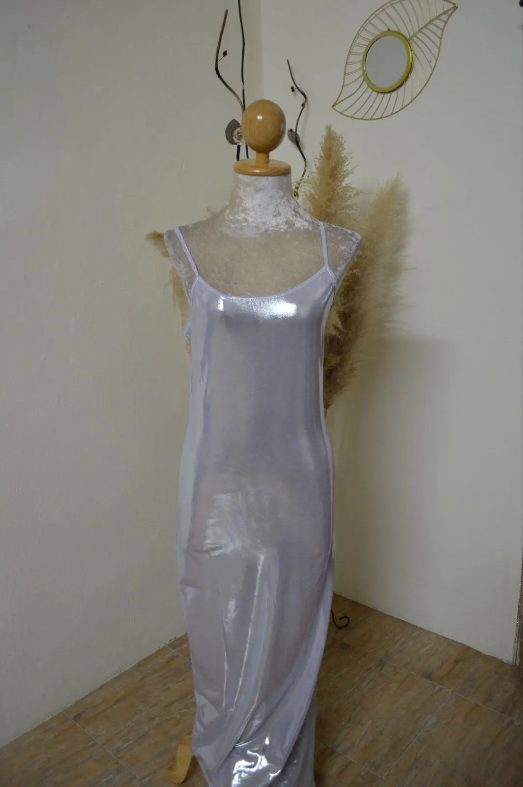 Glossy PU Dress