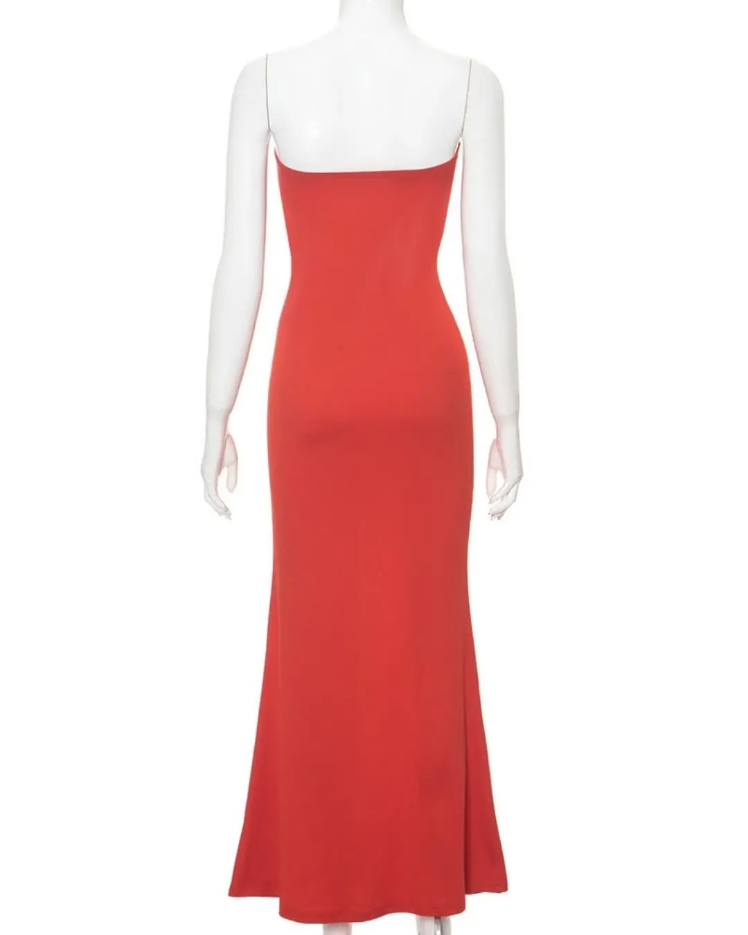 Sleeveless Slit Tube Dress