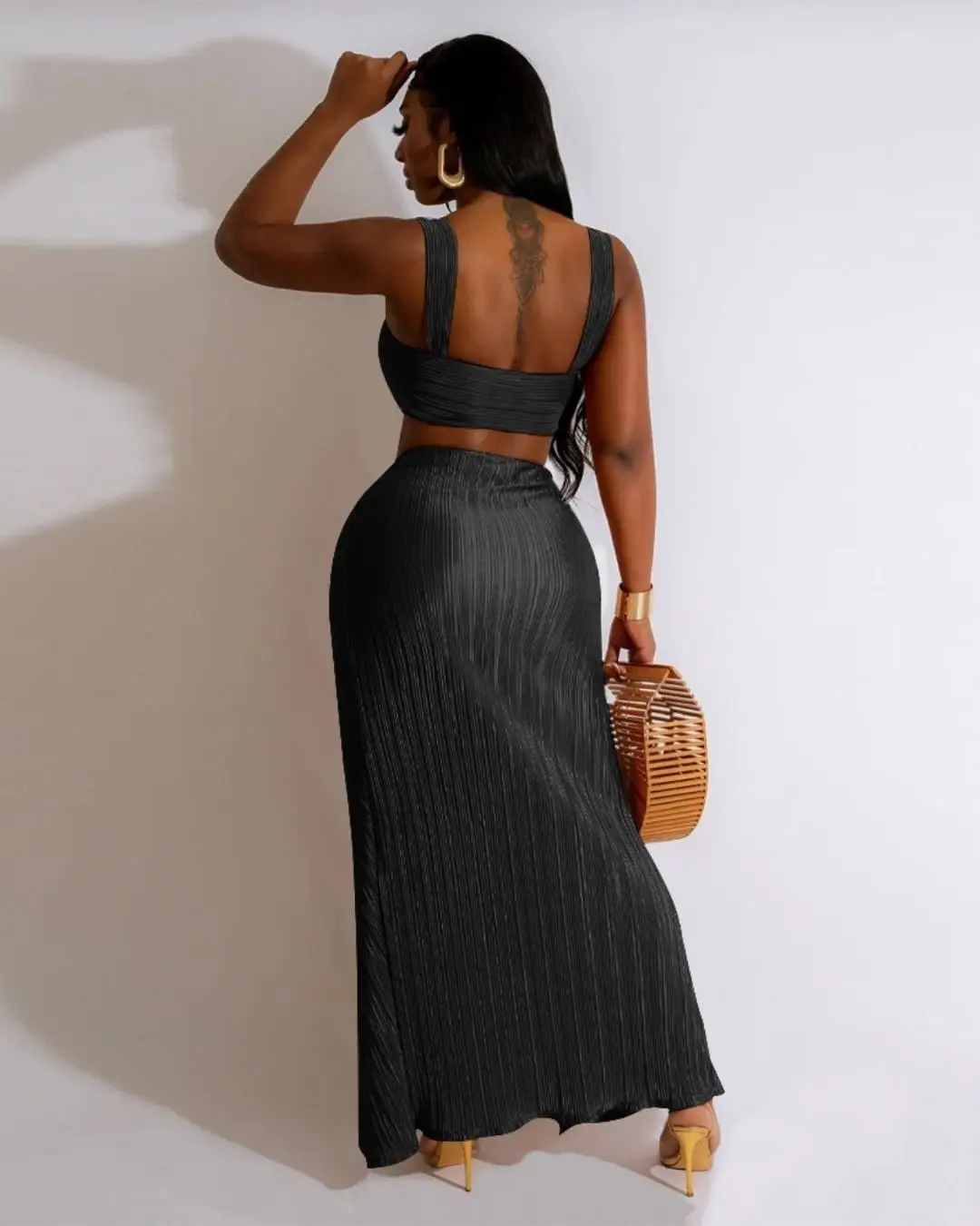 Top Casual Two Piece Skirts Set