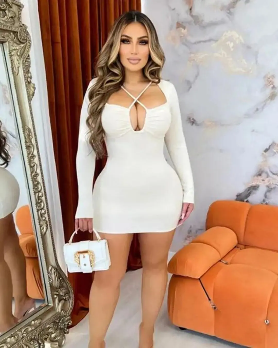 Sleeveless Bodycon Mini Dress