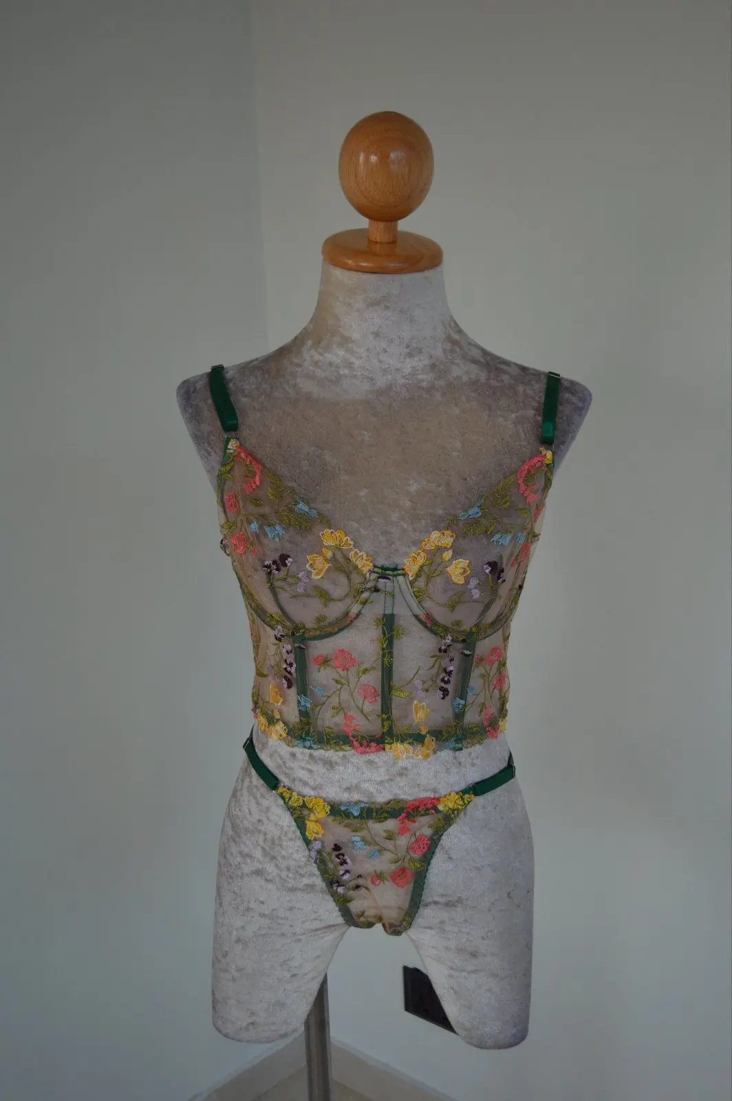 Floral Lace Underwear Set