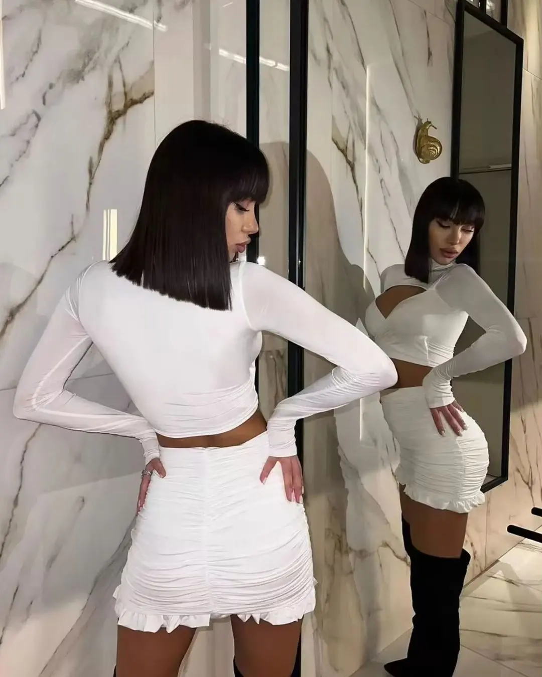 Two Pcs White Set