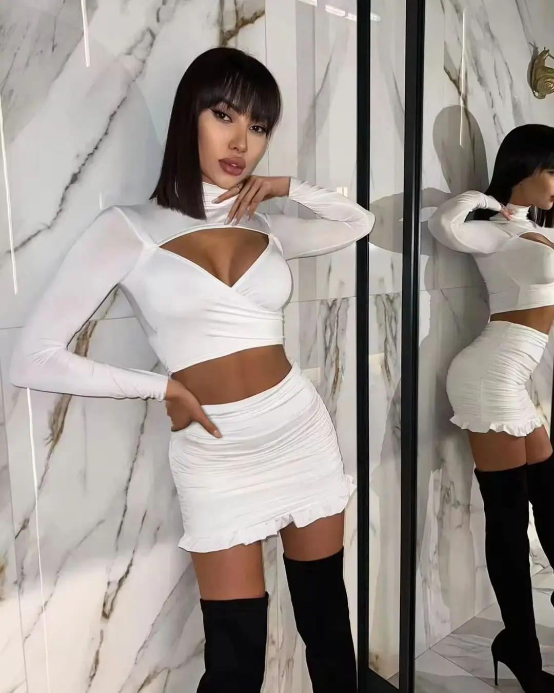 Two Pcs White Set