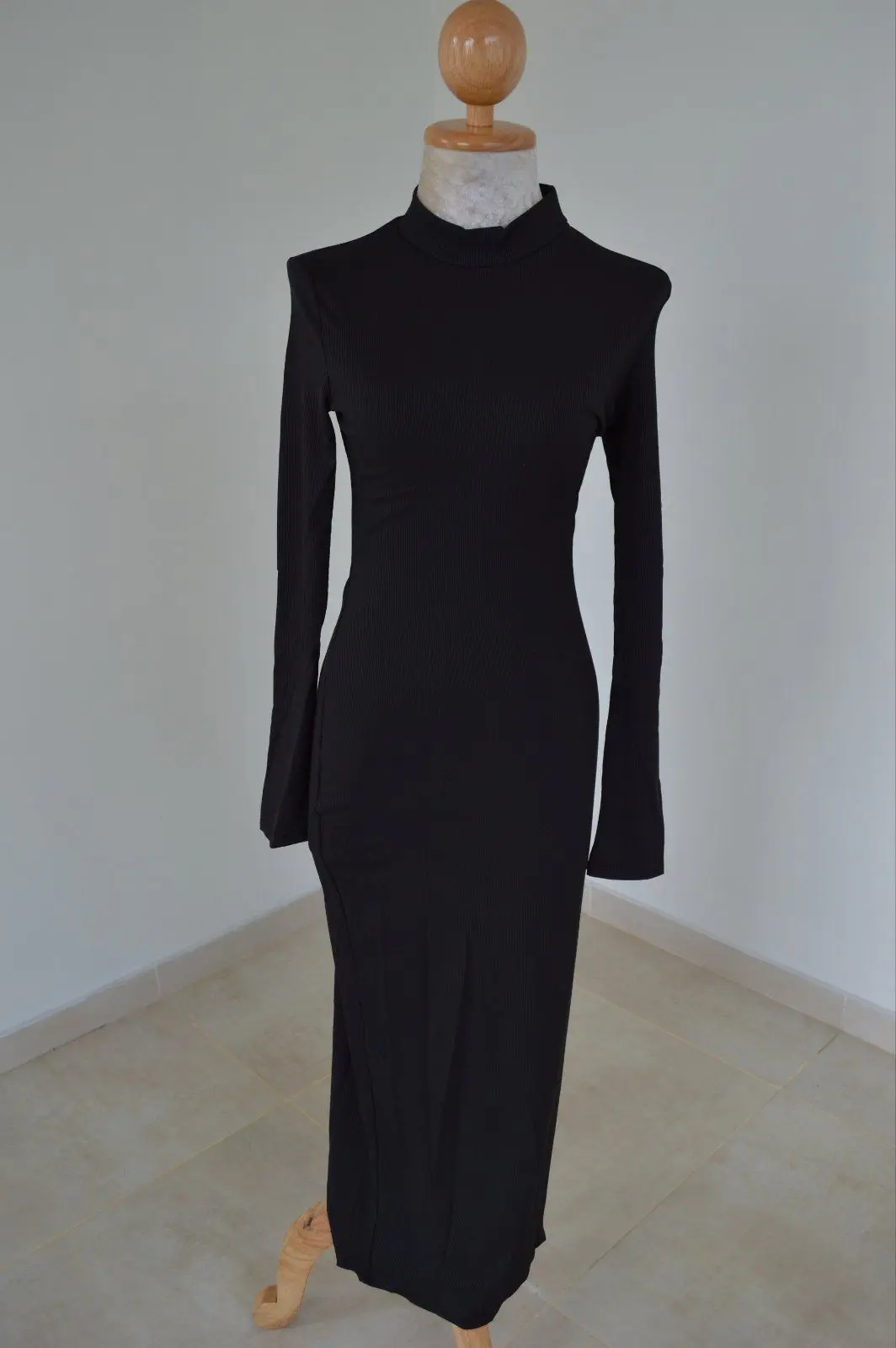 Long Sleeve Bodycon Ruched Dress