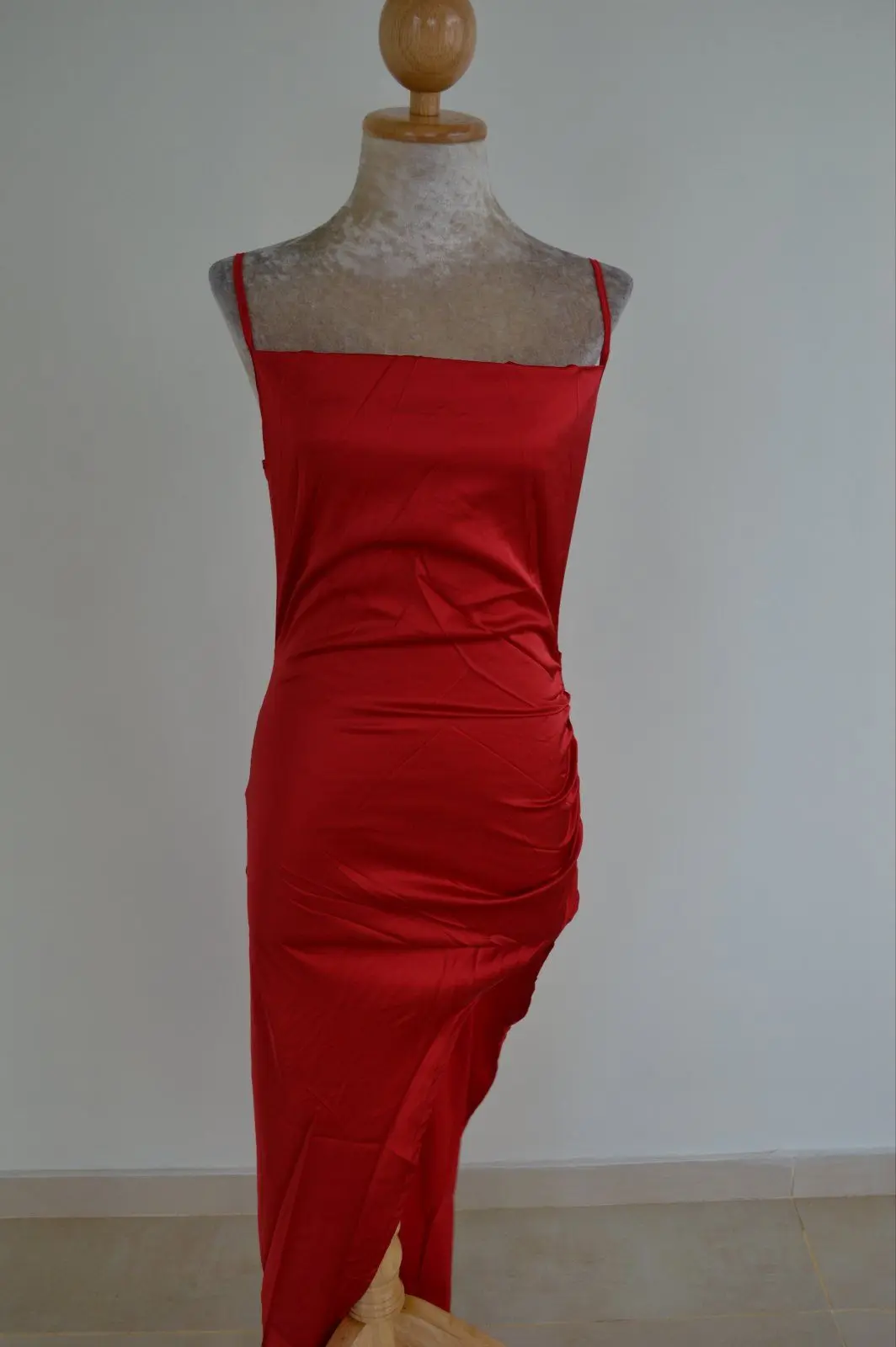 Silk Slit Sexy Dress