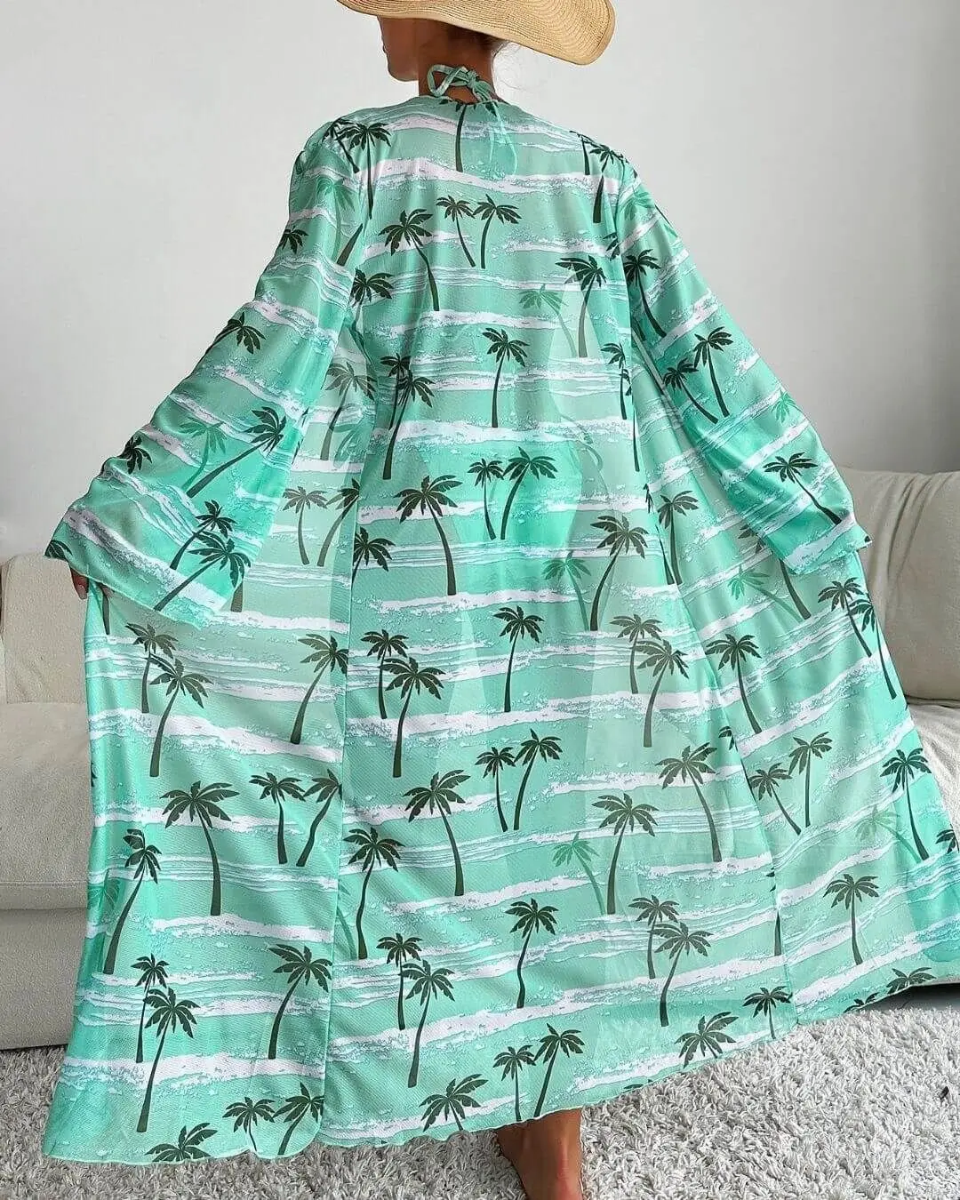 Micro Bikini With Pareo Cover Up Dress