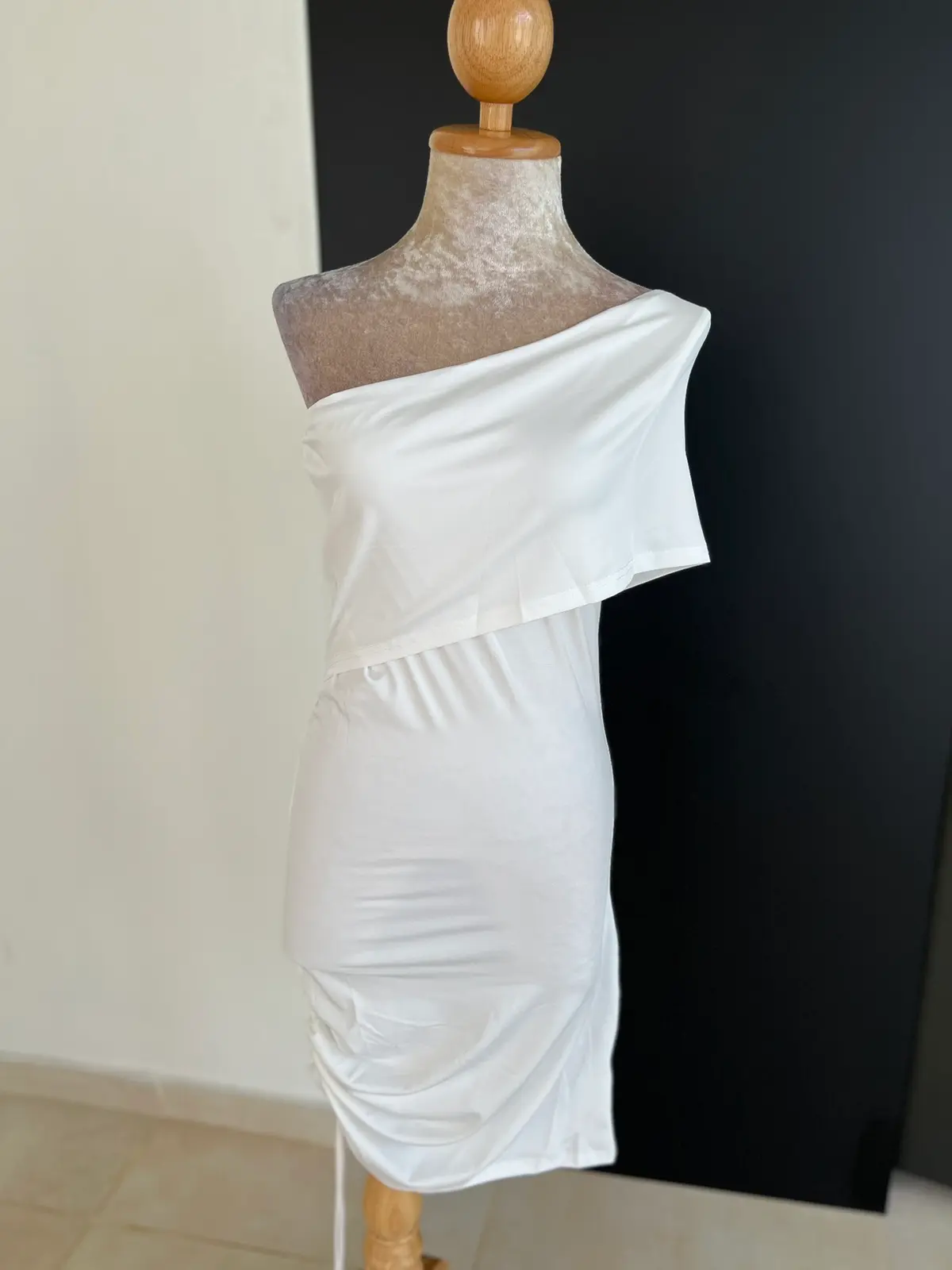 Asymmetric Dress Strapless