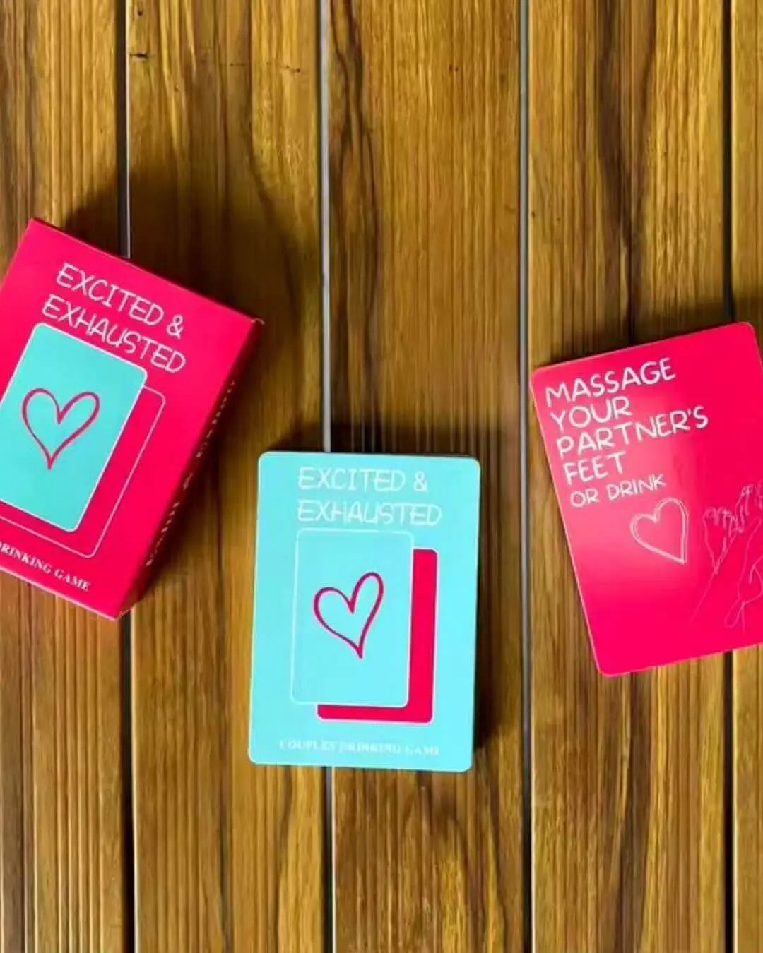 Excited And Exhausted Card Game