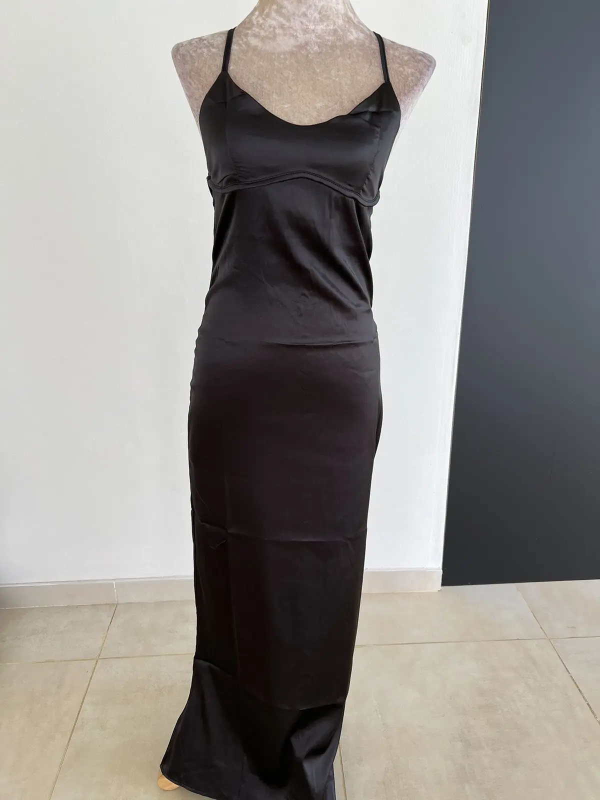 Spaghetti Strap Satin Slip Dress