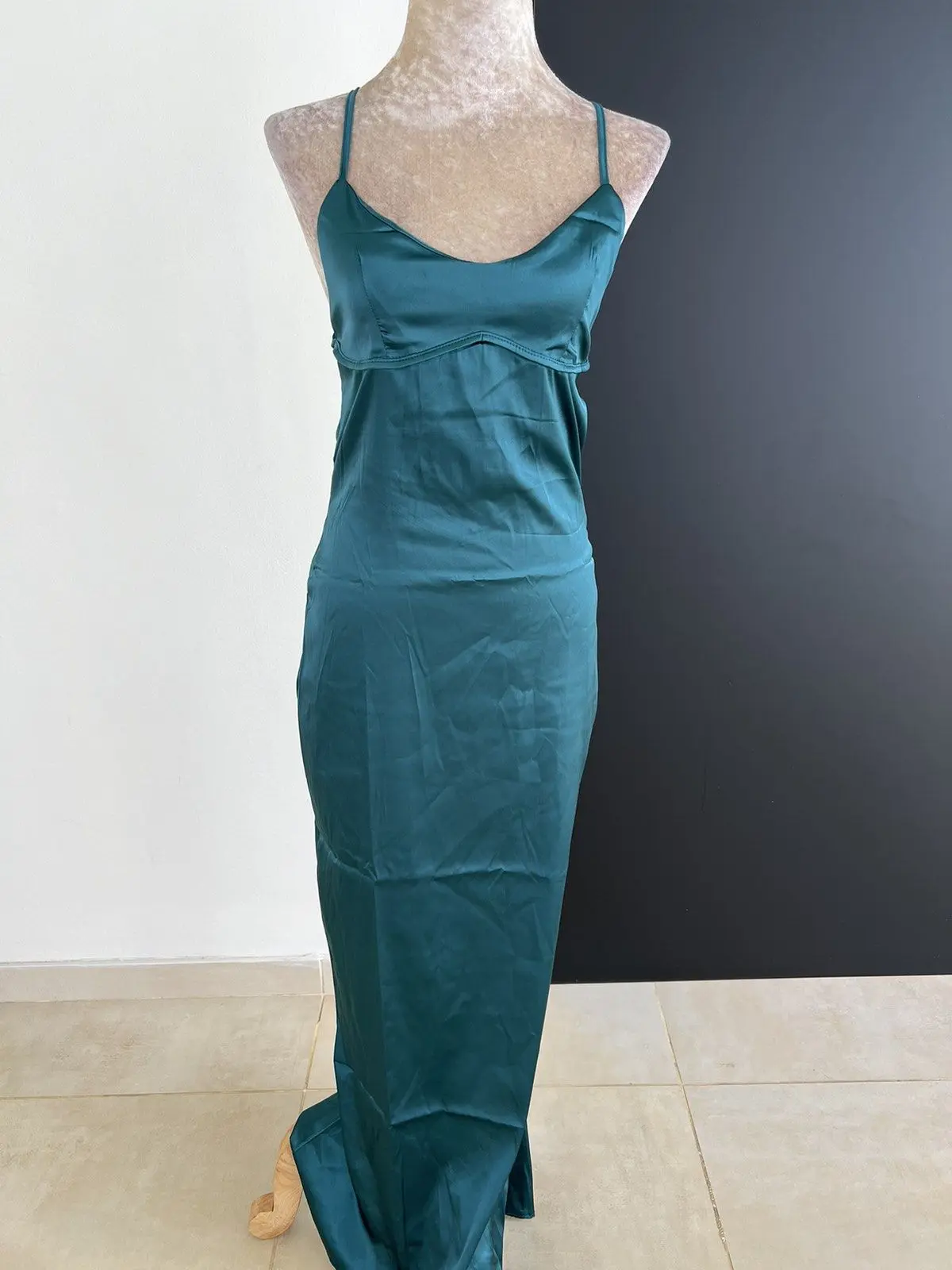 Spaghetti Strap Satin Slip Dress