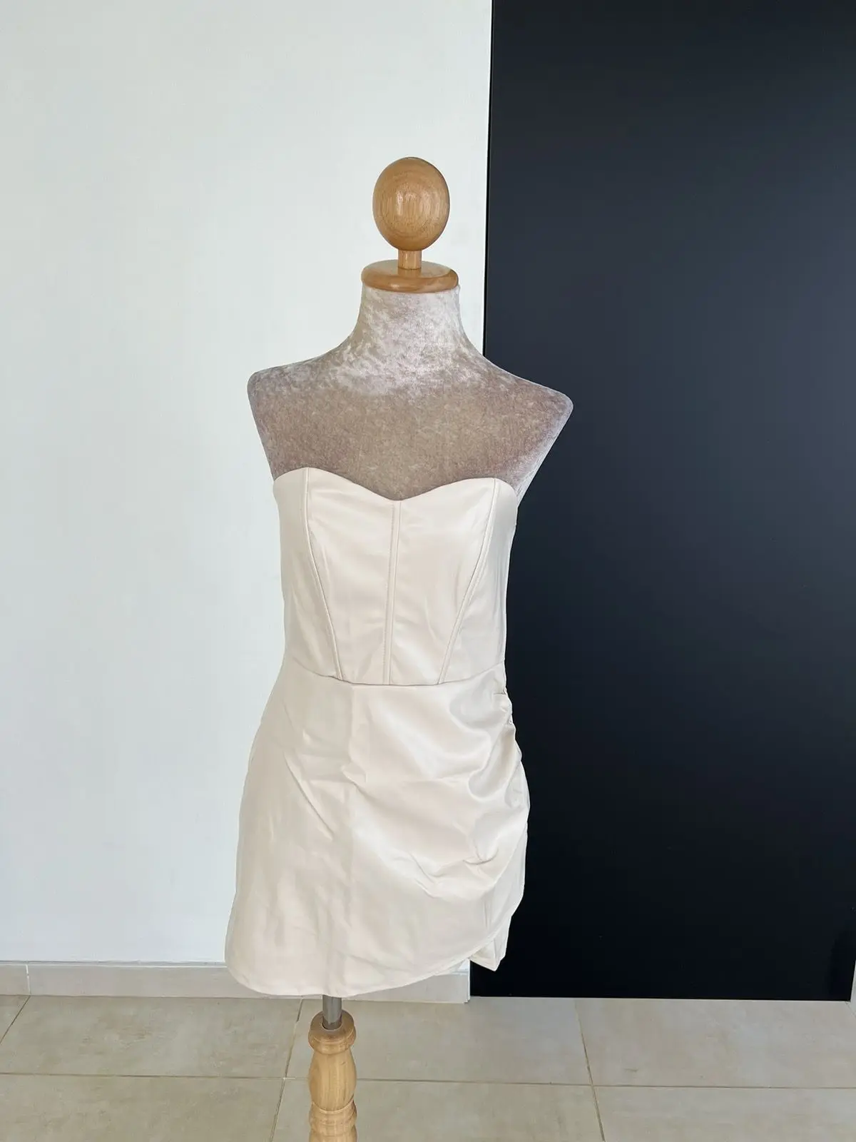 Strapless Corset Mini Dress
