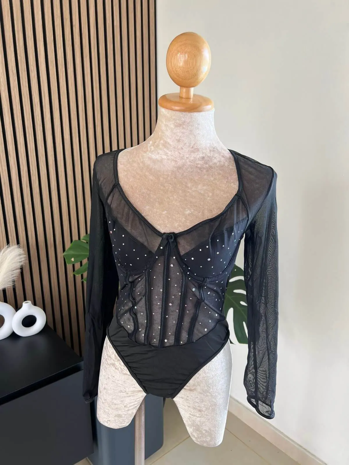 Rhinestone Exotic Outfit Bodysuit