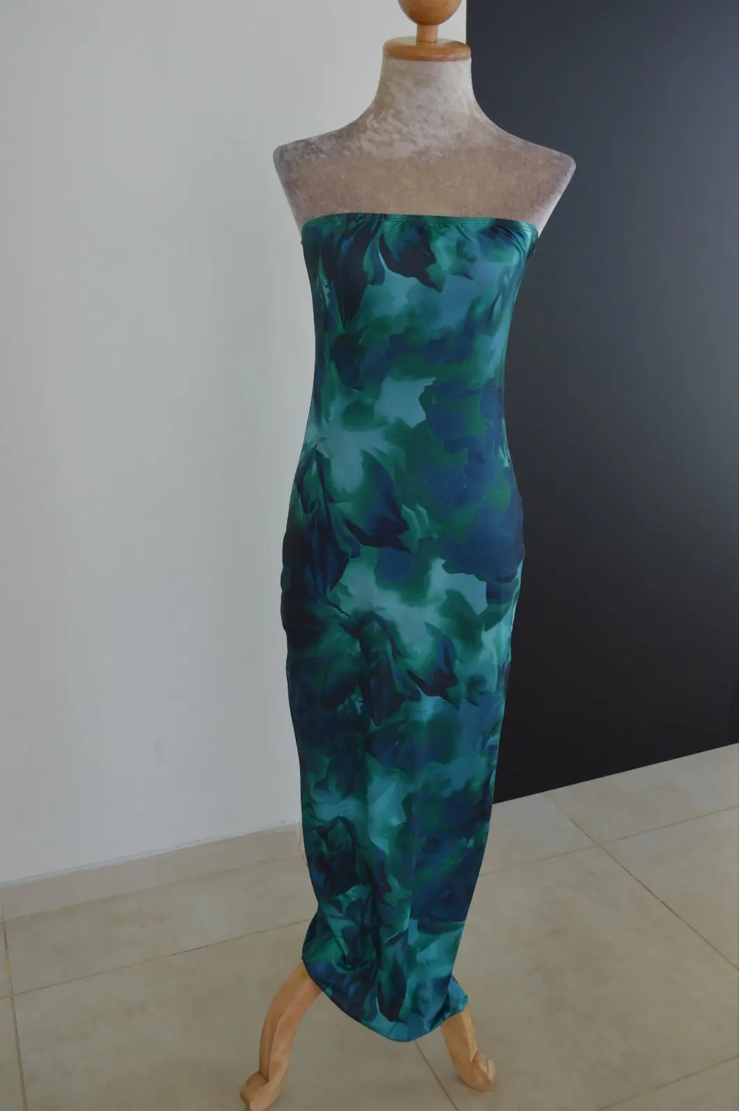 Tube Floral Dress