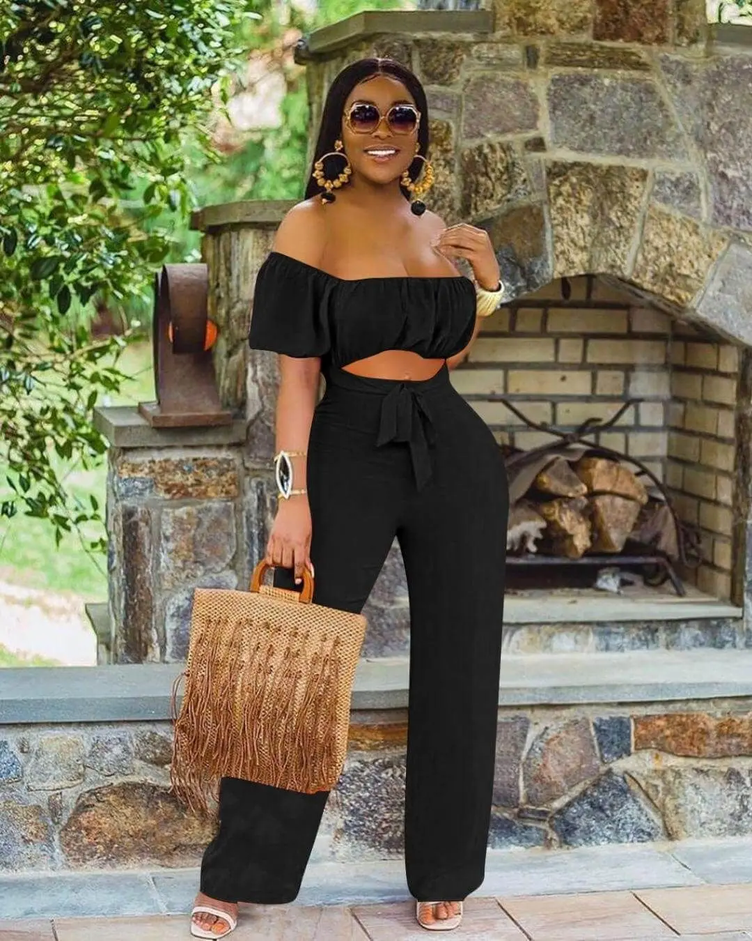 Off shoulder Two pieces Set