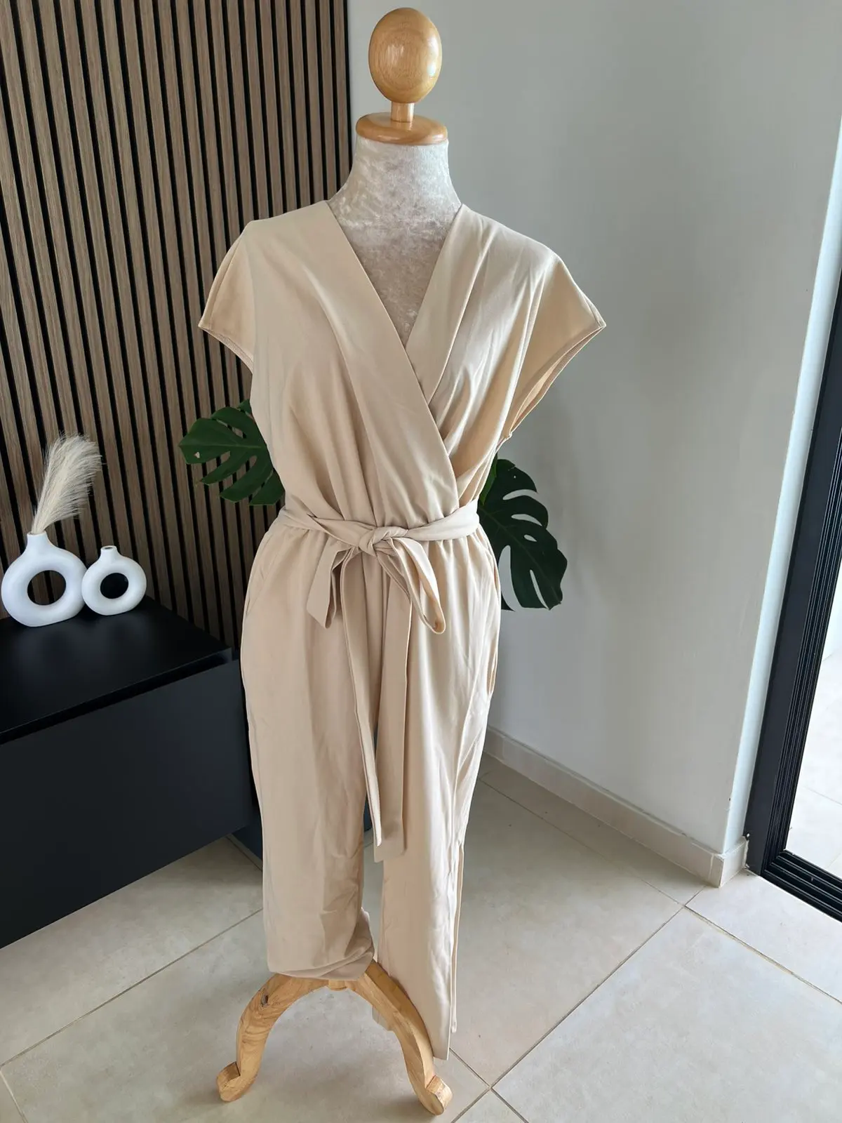 Sophisticated Belted Jumpsuit