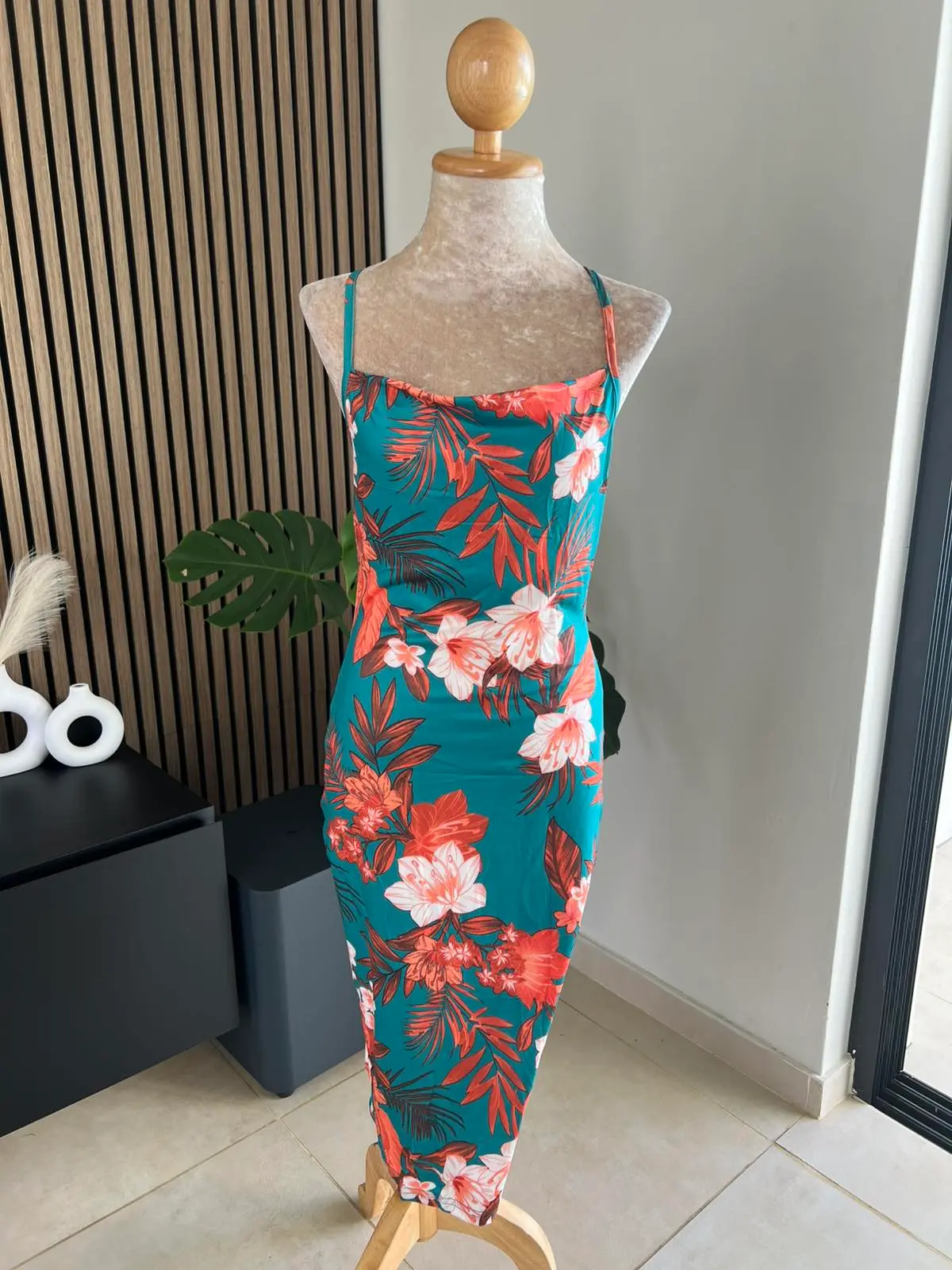 Tropical Sunset Bodycon Dress