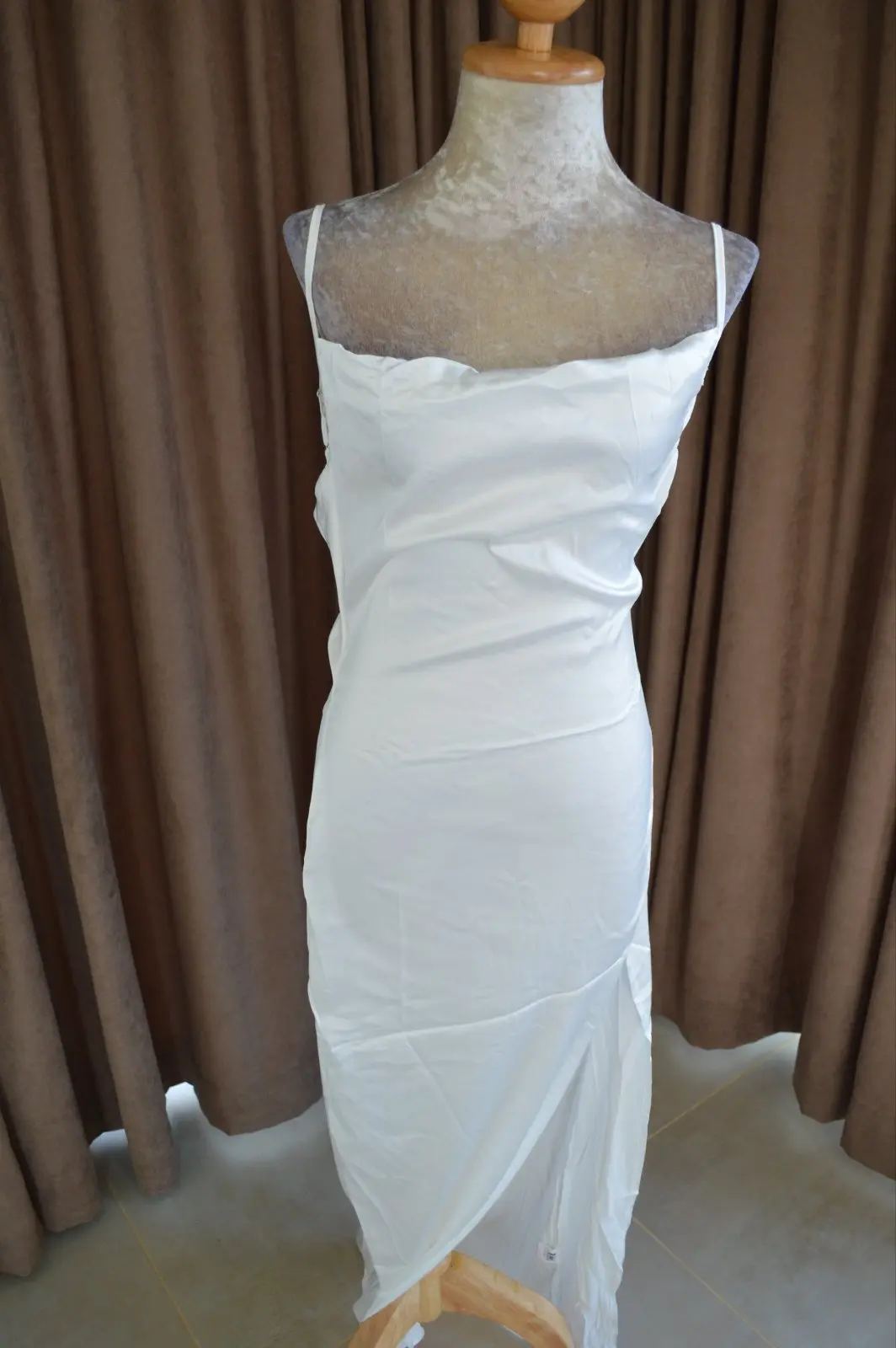 Satin Elegance Maxi Dress
