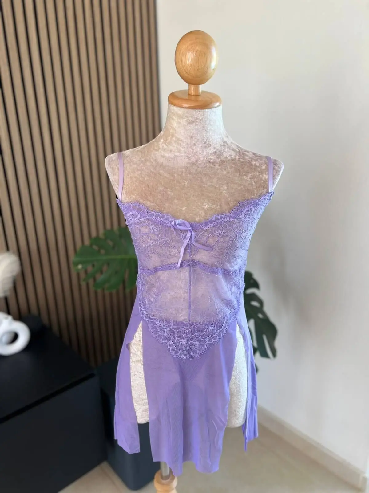 French Pure Desire Lace Sleeping Dress