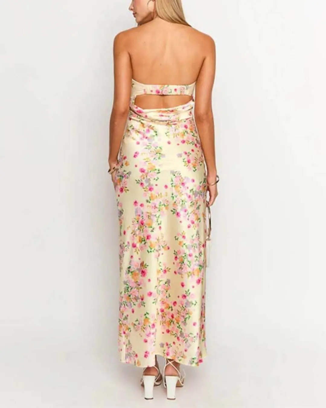Blossom Silk Gown