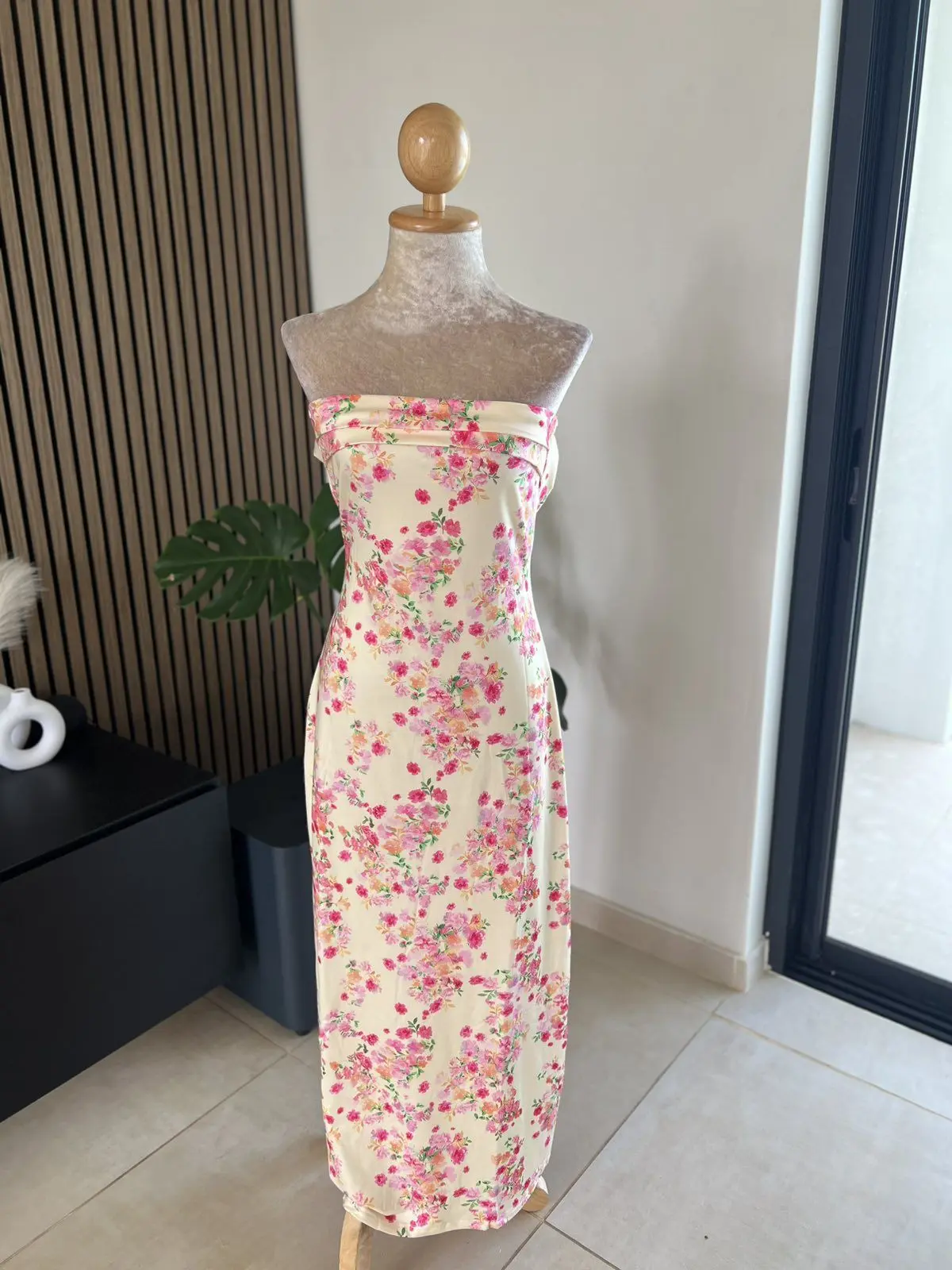 Blossom Silk Gown