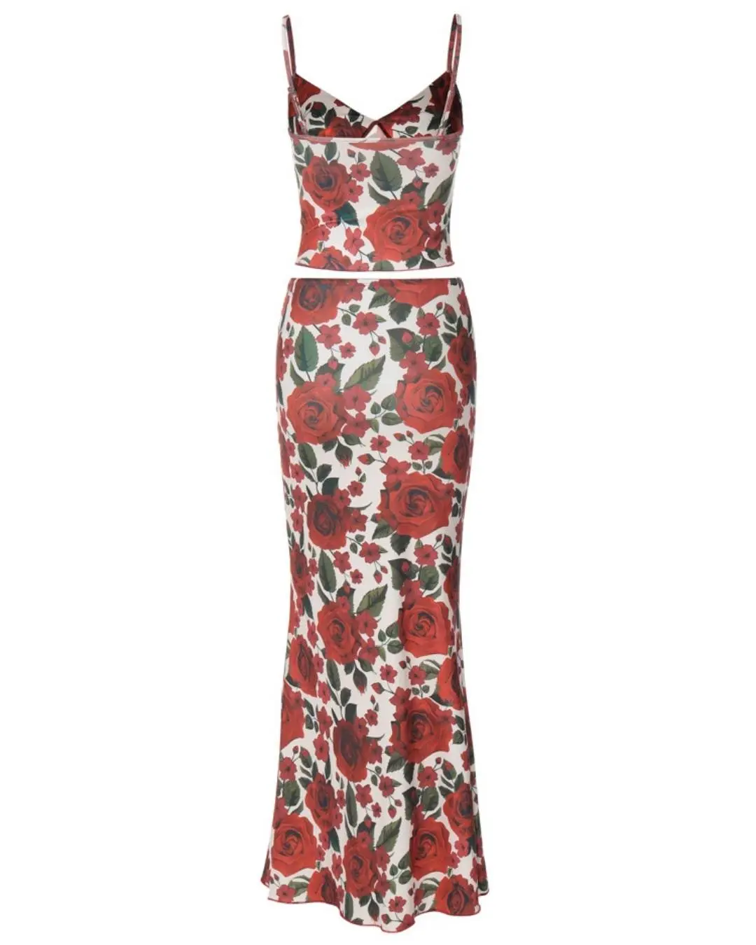 Red Rose Two-Piece Set