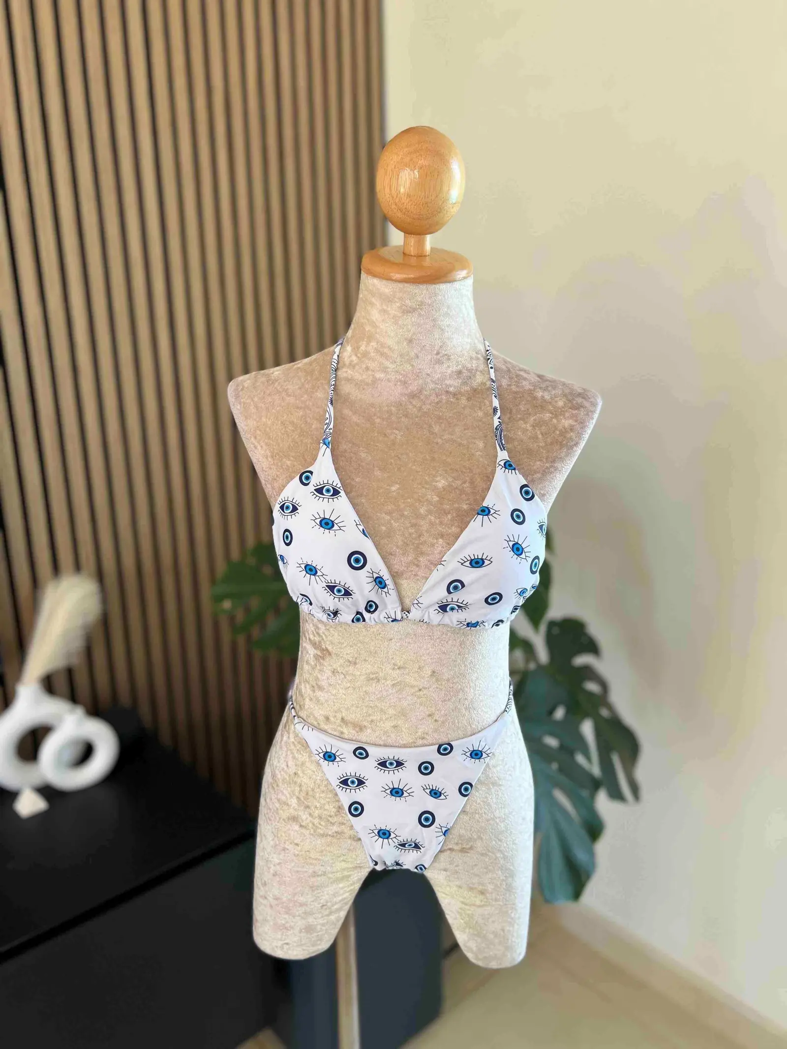 Evil Eye Triangle Bikini