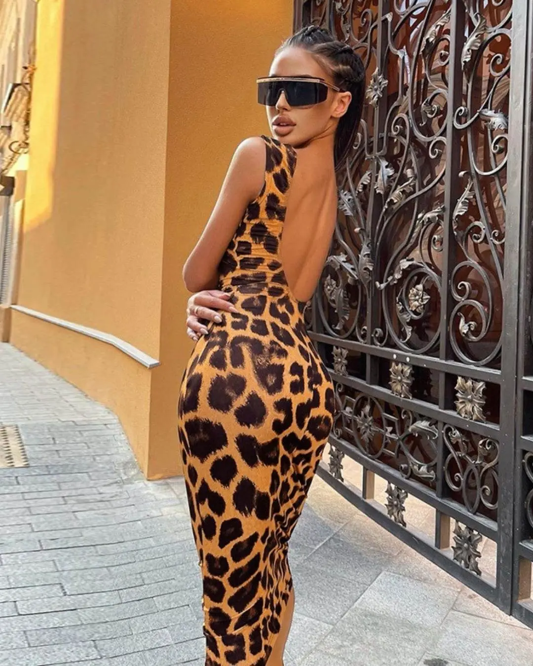 Leopard Print Bodycon Dress
