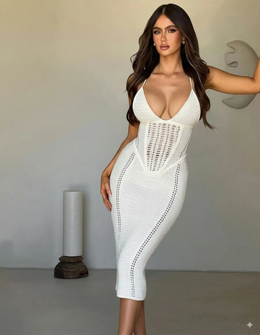 Crochet Siren Beach Dress