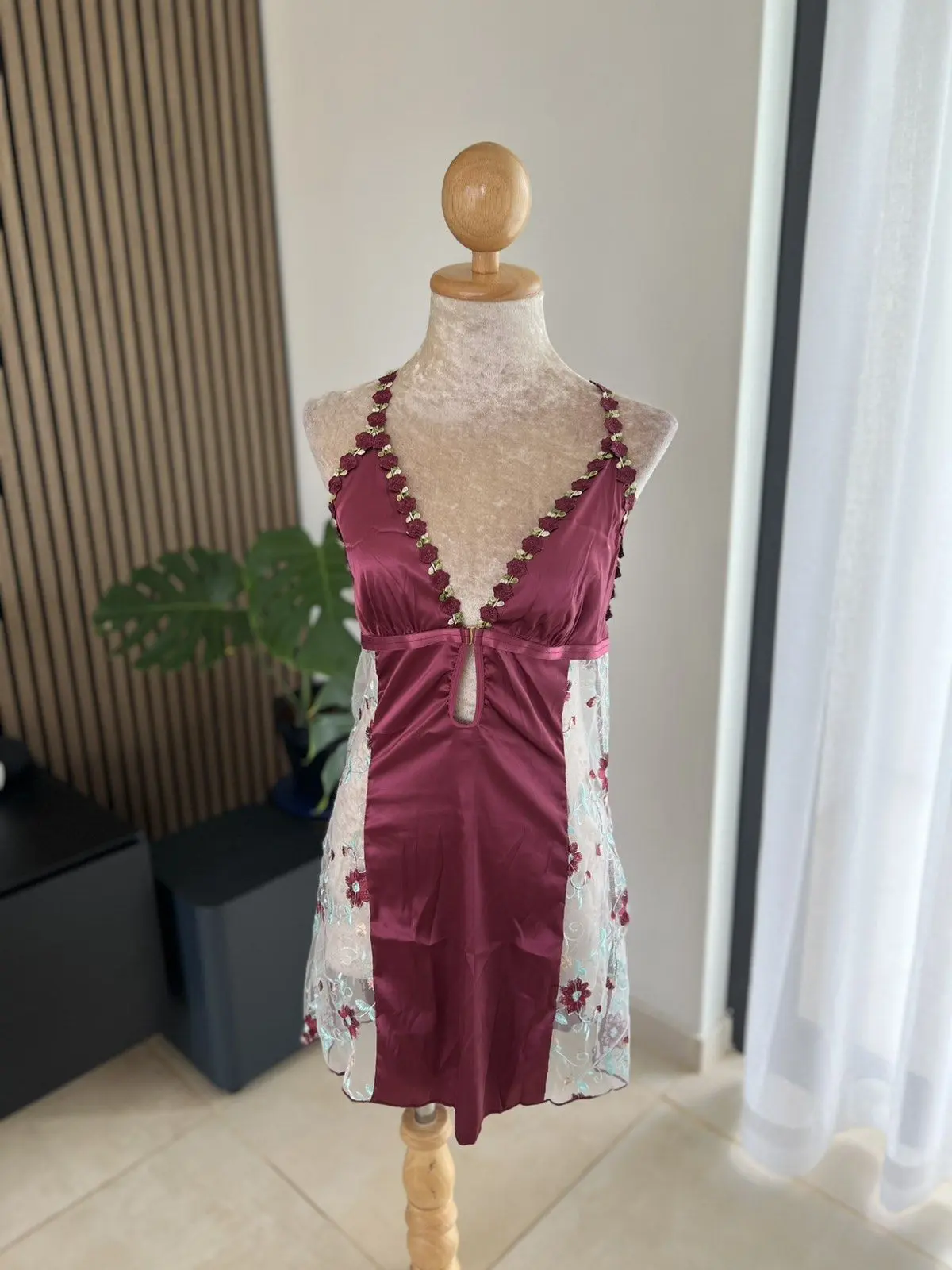 Floral Desire Satin Dress