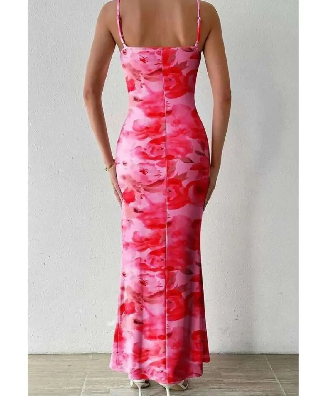Pink Floral Dress