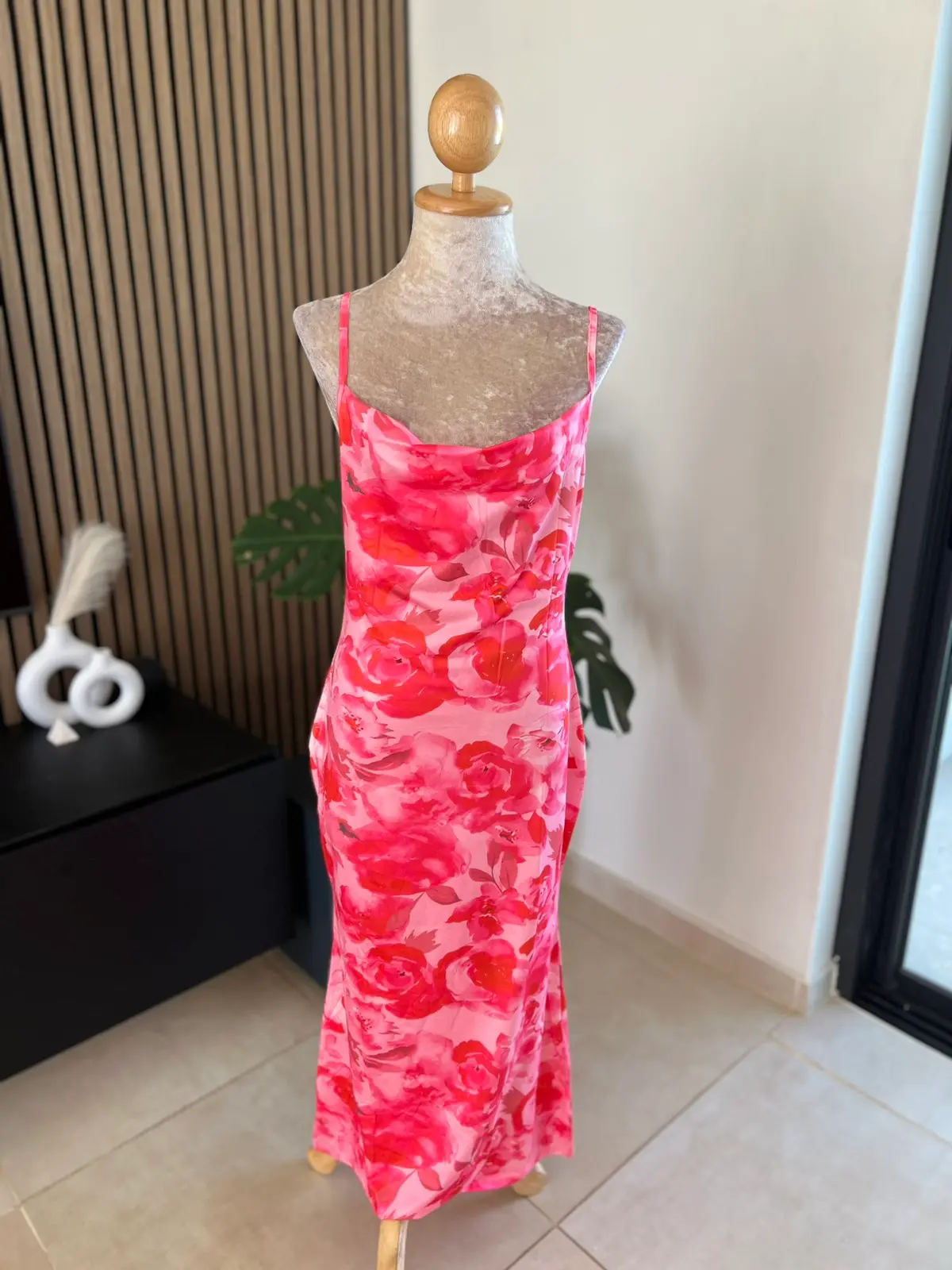 Pink Floral Dress
