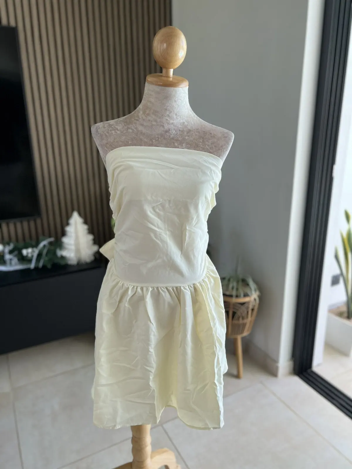 Strapless Casual Summer Dress