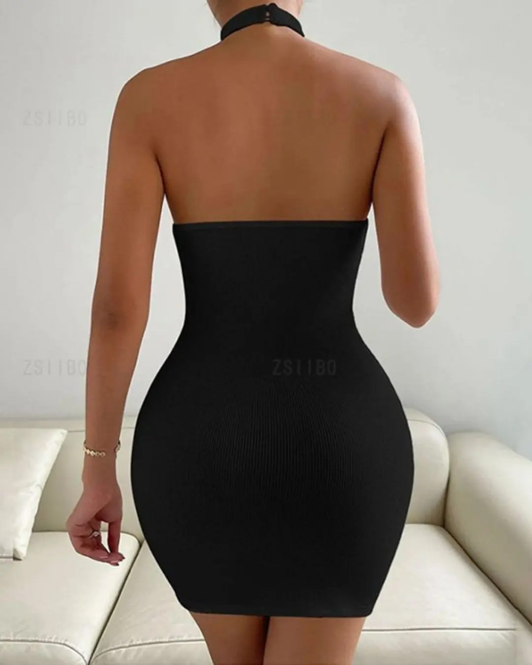 Halter Neck Bodycon Dress